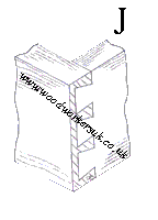 A lapped dovetail joint